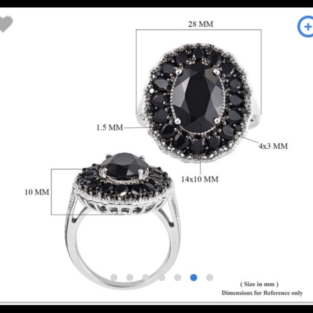 ♠️Genuine Gemstone—BLACK SPINEL! THIS IS A STEAL!!! ABSOLUTELY EXQUISTE!! - Picture 7 of 9